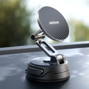 joyroom | Joyroom Magnetic Car Phone Mount Vacuum Suction Cup 360° Rotating Holder for iPhone 17 16 15 14 13 Samsung S24 Ultra S25