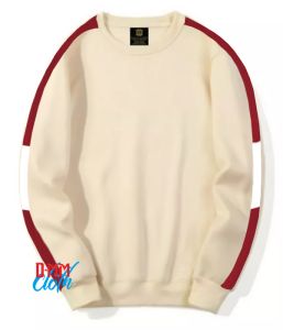 Sweater Crewneck Jumbo Fleece Polos Premium Casual Basic Sweatshirt Outdoor Oversize
