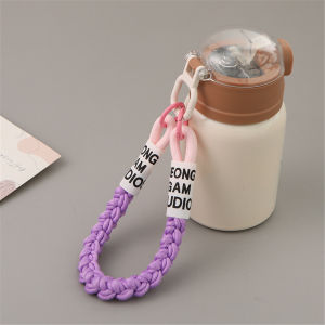 Keychain on the Phone Pendant Braided Bracelet Telephone Outdoor Keychain Lanyard Soft Phone Lanyard Exquisite Handy Accessories