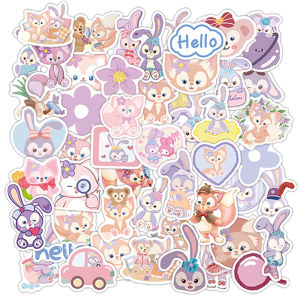 Cute Star Daruma Lingna Bei Er Stickers DSN Decorative Plush Toy Blind Box Desktop Decoration Tablet Water Cup Mobile Phone Case Journal Book Gift Box DIY Waterproof Cartoon Stickers