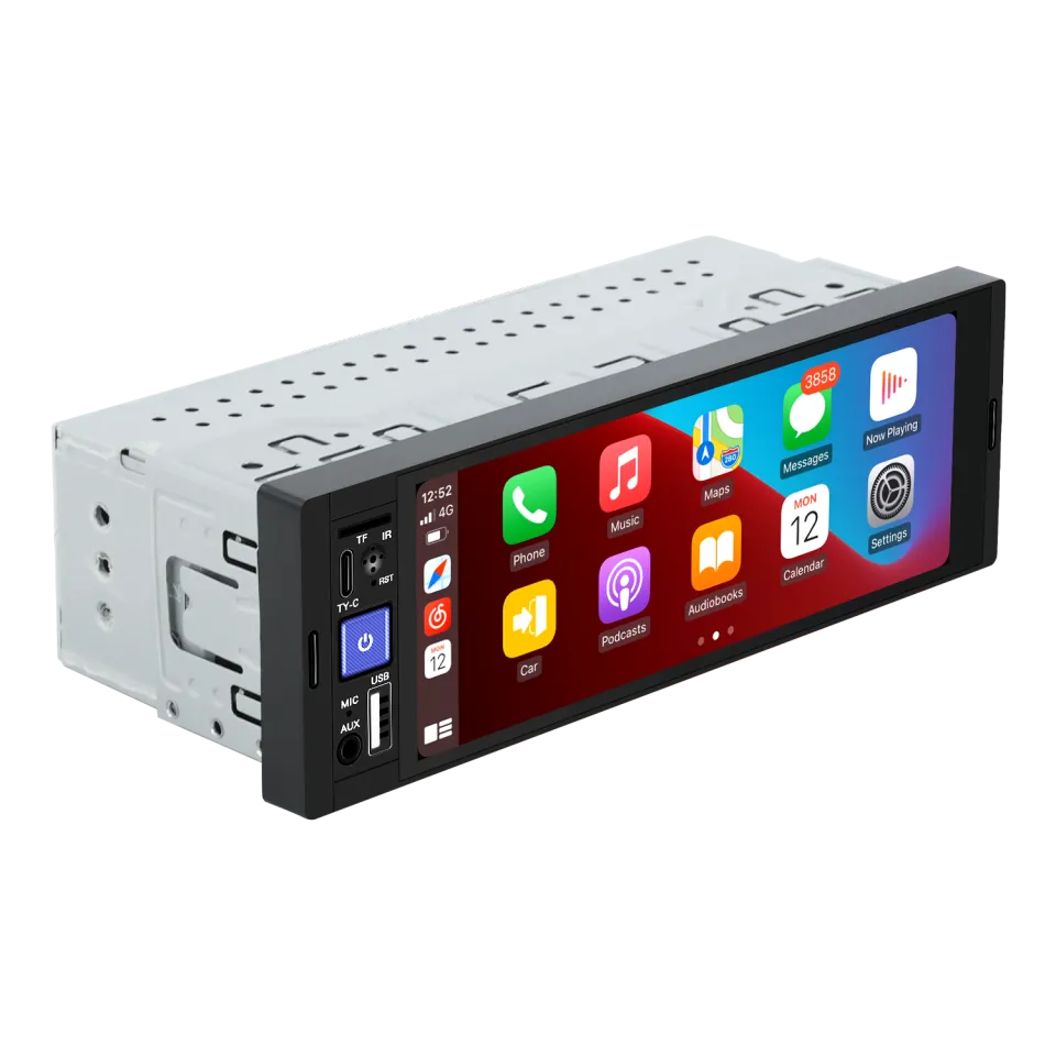 MEKEDE 6.86 Inch 1Din Carplay Android Auto Car Radio Multimedia