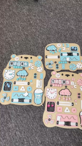 Bảng bận rộn Busy Board mới 2025 rèn luyện vận động tinh cho bé - Lalala baby