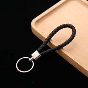 1/3pcs/set Premium PU Leather Braided Wristlet Keychain: The Perfect Accessory for Men and Women!