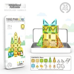 FUMENGLAN | Portable Travel Mini Magnetic Tiles