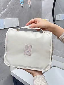 Naten Hanging Toiletry & Makeup Bag – Waterproof Organizer with Separate Compartments for Travel | RHB