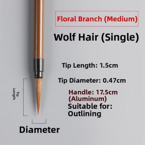 ZIFANGZHAI | Outline Chinese Brush Set For Fine Art