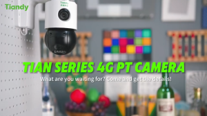 Tiandy H363U 6MP Outdoor 4G Solar CCTV Camera - 360° coverage | 24/7 Recording | 30m Night Vision | IP66 waterproof