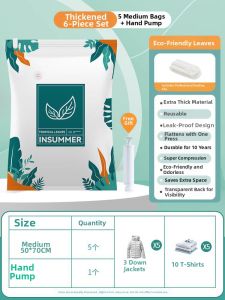 SIVASS | Winter Clothes & Down Jacket Vacuum Storage Bags