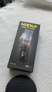 HIENA HYN-228 Professional Electric Hair Clipper Set Rechargeable Strong Power Hair Trimmer With LED Digital Display Cordless Barber Low Noise For Mens Cutter Machine