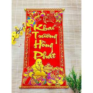 Liễn treo câu đối đỏ ngày Tết ý nghĩa may mắn đón xuân về nhiều mẫu