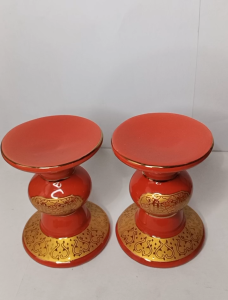 Tempat Lilin Bahan Keramik Ukuran Kecil 1 Set