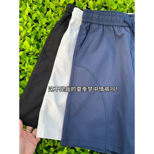 American Style Ice Silk Sports Shorts Mens Summer Thin Quick Dry Casual Outdoor Hiking Mountain Five-Quarter Pants