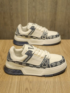 Casual Mens Leather Slip-On Shoes Spring Autumn Season Fashionable Versatile Flat Heel round Toe Breathable Comfortable Footwear