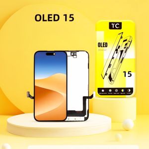 AAAA+++ OLED TC Screen For iPhone 17 17Pro 17ProMax 16Plus 15 Pro 15Promax LCD FHD Display Solves Non-genuine Screen Pop-up