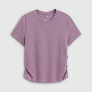 Gap | Summer New Embroidery Logo Pleated Knit T-shirt