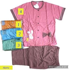 Babydoll Amro Label putih celana panjang CP all size wanita dewasa L baby doll busui piyama baju tidur one set bebidol setelan forever anne claire sielie lorita pretty girl kaos rumah remaja SMA