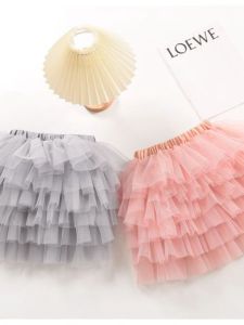 Váy Ngắn Mùa Hè Cho Bé Gái Váy Công Chúa Phong Cách Hàn Quốc Váy Xếp Nếp Thời Trang Cho Trẻ Em Váy Ngắn Bằng Polyester