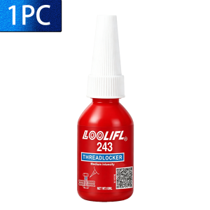 LOOLIFL 243 277 Red High Strength Threadlocker Screw Glue Permanent Thread Locking Agent Anaerobic Adhesive Anti-Loosening Glue