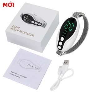 Máy Kích Thích Điện Vi Mô EMS Hỗ Trợ Giấc Ngủ Máy Massage Xung Điện Cầm Tay Giúp Giảm Mất Ngủ Căng Thẳng Lo Âu Thư Giãn Thiết Bị Hỗ Trợ Giấc Ngủ Kèm Pin.