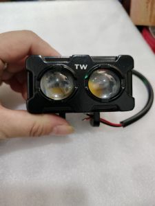 Lampu Tembak Sorot SQL 2Mata - Lampu Tembak 2Mata HiLow Putih-Kuning