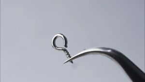 Loop Screw for Dangling earrings pendant key chain and small picture frame