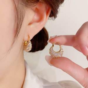 A108 (Beli 2 dapat bonus) COD Anting elegan original wanita Korea titanium