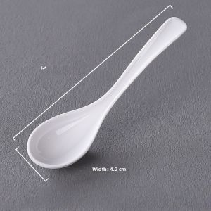 Commercial Quality Spicy Hot Pot Soup Bowl Chinese Style round Shape Melamine Dishware Specialized for Noodle House Use