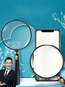 MONLEYTA | German Portable Handheld Magnifying Glass High Definition Reading Lens For Elderly Reading Newspapers High Power 100 Times Home Use