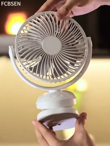 ใช้ได้ 64 ชั่วโมง F39B พัดลมหนีบ พัดลมพกพา ชาร์จ USB แบตเตอรี่10000mAh พัดลมเล็ก พดลมพกพา พัดลมตั้งโต๊ะ ความเร็วลม 4 ระดับ
