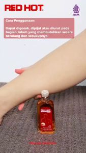 RED HOT Minyak Pijat Urut Otot Muscle Oil Mengandung Jahe Merah BPOM