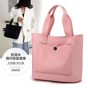 กระเป๋าผ้าอ็อกซ์ฟอร์ดสำหรับผู้หญิง 2024 กระเป๋าสะพายไหล่แบบลำลองขนาดใหญ่สำหรับผู้ใช้ในออฟฟิศ กระเป๋าถือแบบสะพายข้างสำหรับการเดินทางแบบลำลอง