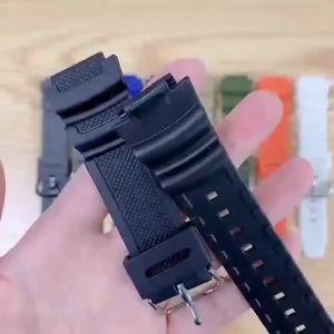 18mm Watch Strap for CASIO AE1200 / 1300 / 1000 W-219 Replacement Silicone Rubber Watch Band Mens Wristband Bracelet Accessorie
