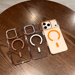 Ốp lưng điện thoại Tinh thể băng trong suốt tiên tiến cho iPhone 17 Air 16 15 14 13 12 Pro max