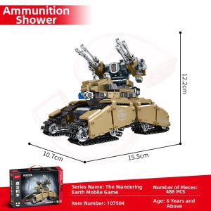 SENBAOJIMU | Licensed The Wandering Earth White Death Assembly Building Blocks