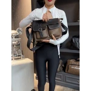 GLADIO Tas Selempang Pria Kageo GLD001B7 Cokelat Kulit Premium Stylish Casual Mewah Kekinian Elegan