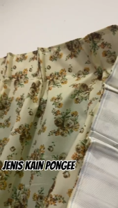 STELLARHOUS Anak Langsir Bunga Petak Pelmet Langsir Dapur Short Curtain Rod Pocket French Pleat Curtain Header