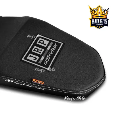 YAMAHA MIO i 125 JRP SEAT COVER BLACK EDITION Rubber Logo with Sticker | Swak ang pagkakatahi