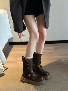 MIFULIAN | Elevating Brown Black Boots