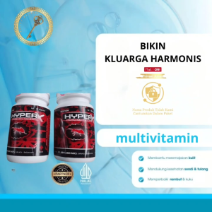 madu malivera cap hyperx kapsul multivitamin daya tahan tubuh alami