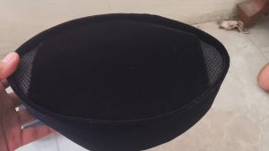 PECI HITAM AWING PREMIUM HIGH QUALITY MODEL AC NOMER 4 - KOPIAH HITAM - SONGKOK