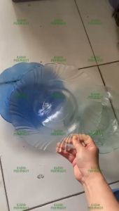 PROMO TERMURAH 6Pcs Piring Makan Jumbo Kaca Rumah Makan - Piring Makan Besar Beling - Piring Warung Makan - Piring Kaca Beling