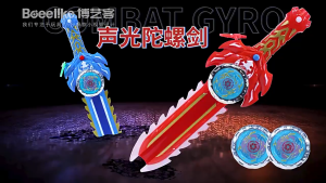 Perfect Mom and Baby Spinning Top Battle Set Two Player Launcher Toy Flash Light Interactive Arena Game Kids Gift