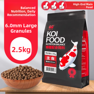 MONLEYTA | Monleyta Koi Fish Feed High Spirulina Color Enhancer Strong Body No Hormone Clear Water Particle Type Normal Size For Koi Fish