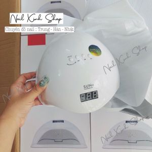 Máy hơ gel SUN 5 UV/LED tem xanh 48W 24 bóng đèn - Máy hơ mini dành cho học viên thực hành (Bảo hành 1 tháng)