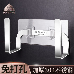 Stainless Steel Pot Lid Holder Wall Mounted Kitchen Storage Rack Cutting Board Stand Drainage No Drilling Required