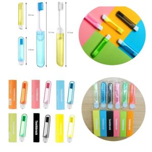 YS00042-Portable travel toothbrush folding toothbrush super soft bristles camping hiking outdoor easy to carry toothbrush