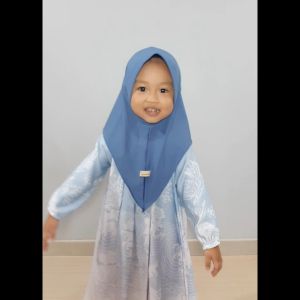 Jilbab Pinguin Anak Perempuan 2 - 5 Tahun Hijab Instan Jersey Super Adem Anti Bulu Nyaman
