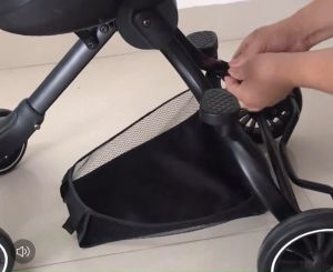 🔥READY STOCK🔥Baby Carriage Bag Basket Stroller Bag Nappy Diaper Bag Carriage Hanging Basket Storage Bag Organizer Accessories Compartment Bag