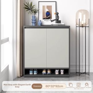 Trendy Entryway Storage Cabinet Large Capacity