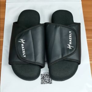 Sandal Kesehatan Diabetes Slop Velcro Super Empuk - Hitam